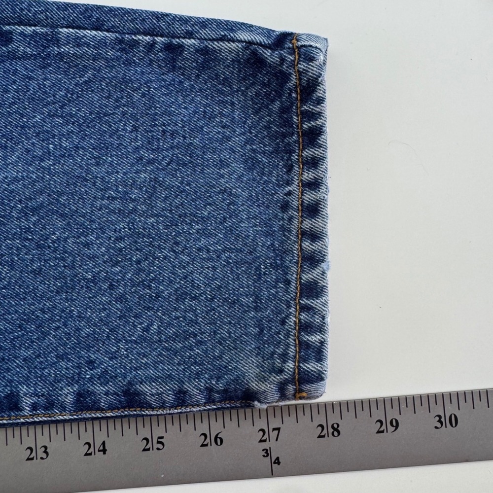 Texwood Jaxwood Jeans Women 32 Blue Good High Waisted Vintage Straight Leg Denim - Picture 13 of 14
